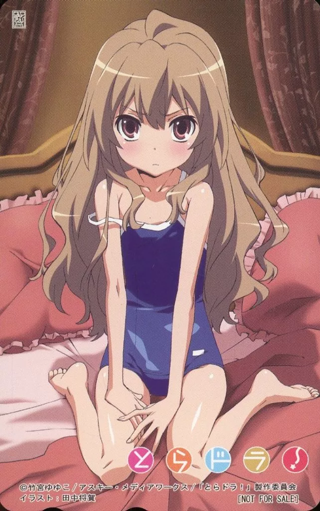 アニメ・漫画系テレホンカード 逢坂大河「とらドラ!/田中将賀