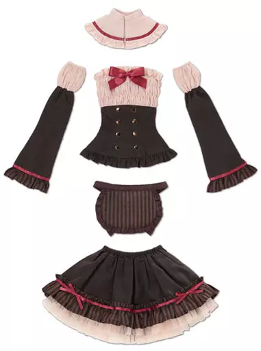 ドールアクセサリー　1/3 AZO2用 ショコラなメイドさんset(ストロベリーチョコ) 「Happiness Clover」 アゾネット | 商品詳細 | AZO2ショコラなメイドさんset