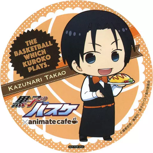 黒バス　アニカフェ　コースター 花宮 真 黒子のバスケ 黒バス アニカフェ ステッカー コースター