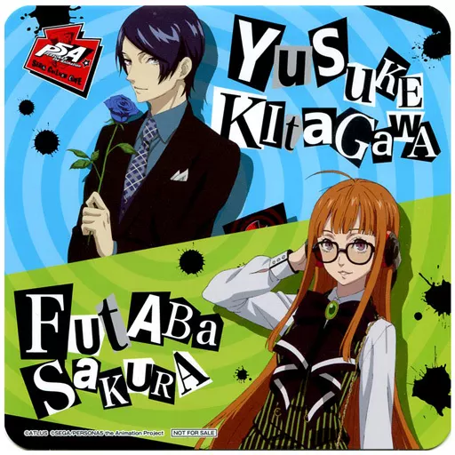 コンプセット ペルソナ5 P5 P5A セガ コラボ カフェ コースター セガコラボカフェ PERSONA5 the Animation