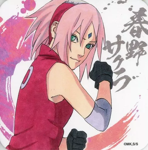 NARUTO コースター 50周年 Coaster (Character Kuta) Sakura Haruno 
