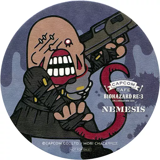 Mug / Teacup Nemesis (color) coaster 「 CAPCOM CAFE× BIOHAZARD