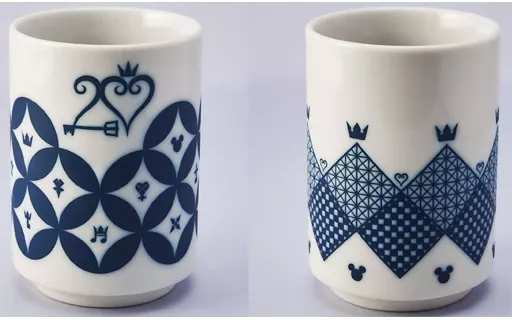マグカップ・湯のみ　ロゴ 20th Anniversary グラスセット 「キングダムハーツ」 Mug / Teacup Logo 20 th Anniversary Yunomi Set 