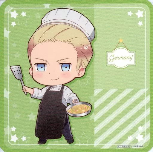 マグカップ・湯のみ ドイツ(ミニキャラ) コースター 「ヘタリア World