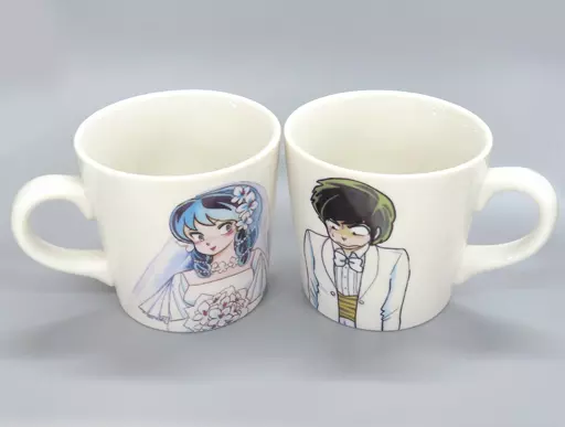 未使用】うる星やつら ラム 諸星あたる 結婚式 ペア マグカップ