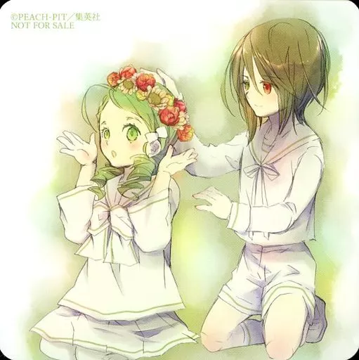 Kintosuzume & Midori Hoshi Ishi (ニコイチメイデン ver.) Coaster