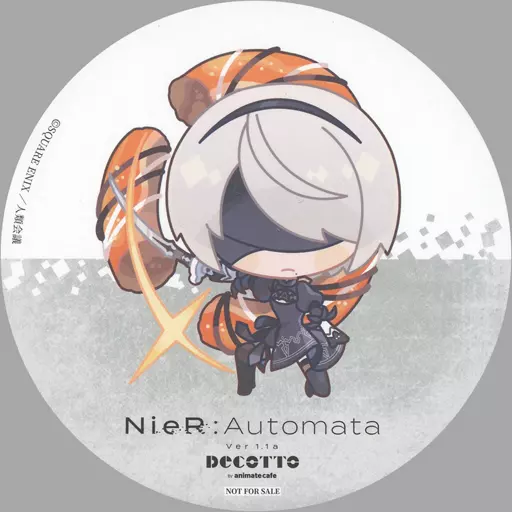 食器 2B(ミニキャラ/目隠し有り) コースター 「NieR：Automata(ニーア