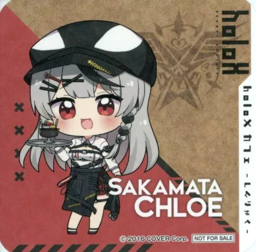 るび様 コラボカフェ コースター クロエ Coaster 沙花 Sha クロヱ (Mini Character) original coaster