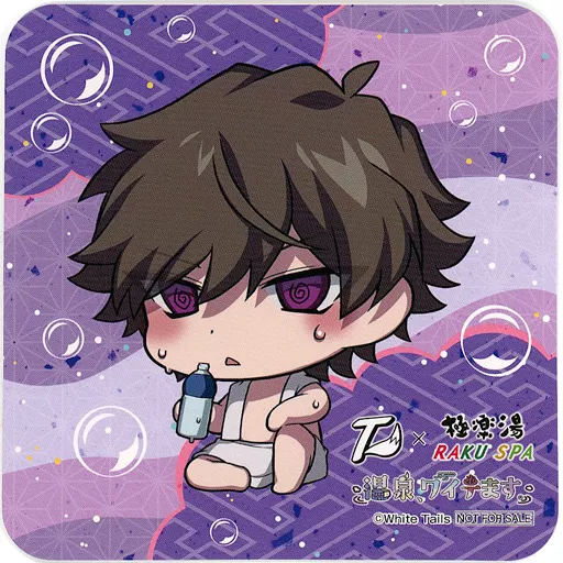 Smile (SD / after taking a bath) coaster 