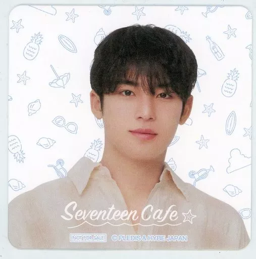 seventeenカフェ　ミンギュ　特典　コースター Coaster Kim Min-gyu Coaster 