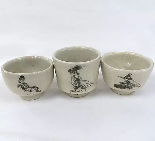 白土三平 カムイ伝全集特典 ぐい呑みセット 陶芸