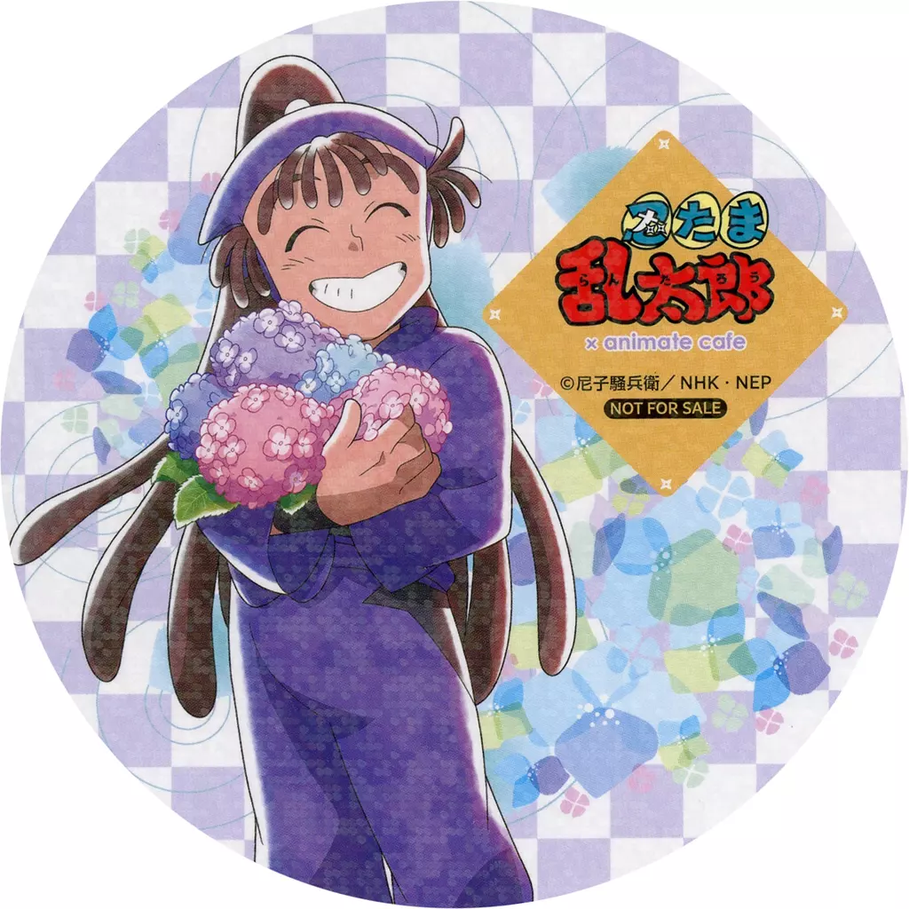 忍たま乱太郎 尾浜勘右衛門 ホログラムコースター アニメイトカフェ 梅雨の日 コースター 尾浜勘右衛門 ホログラムコースター 「忍たま乱太郎