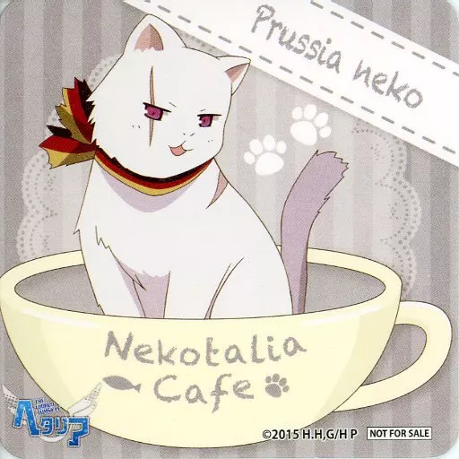 Mug / Teacup Prussian Cat Coaster 「 HETALIA: THE WORLD TWINKLE