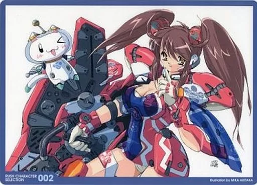 明貴美加插圖墊板(Machine Girl Collection)RUSH角色精選002月刊COMIC