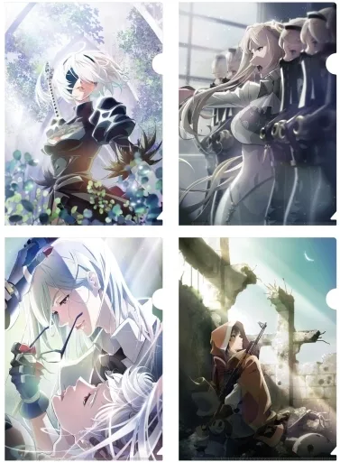 A Pattern A4 Clear File 4-Pack Set 