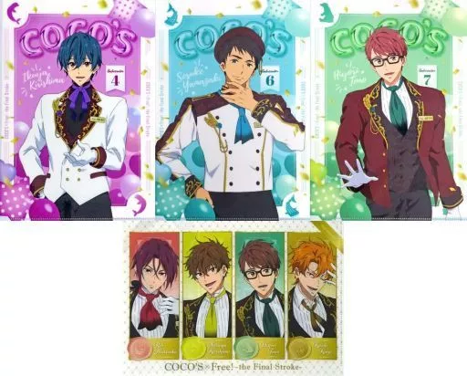 クリアファイル 全4種セット ココスオリジナル A4クリアファイル