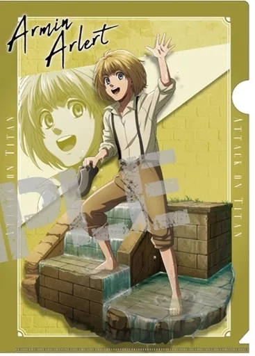 Clear file 2. Armin Arlert (childhood) A4 plastic trasparent file