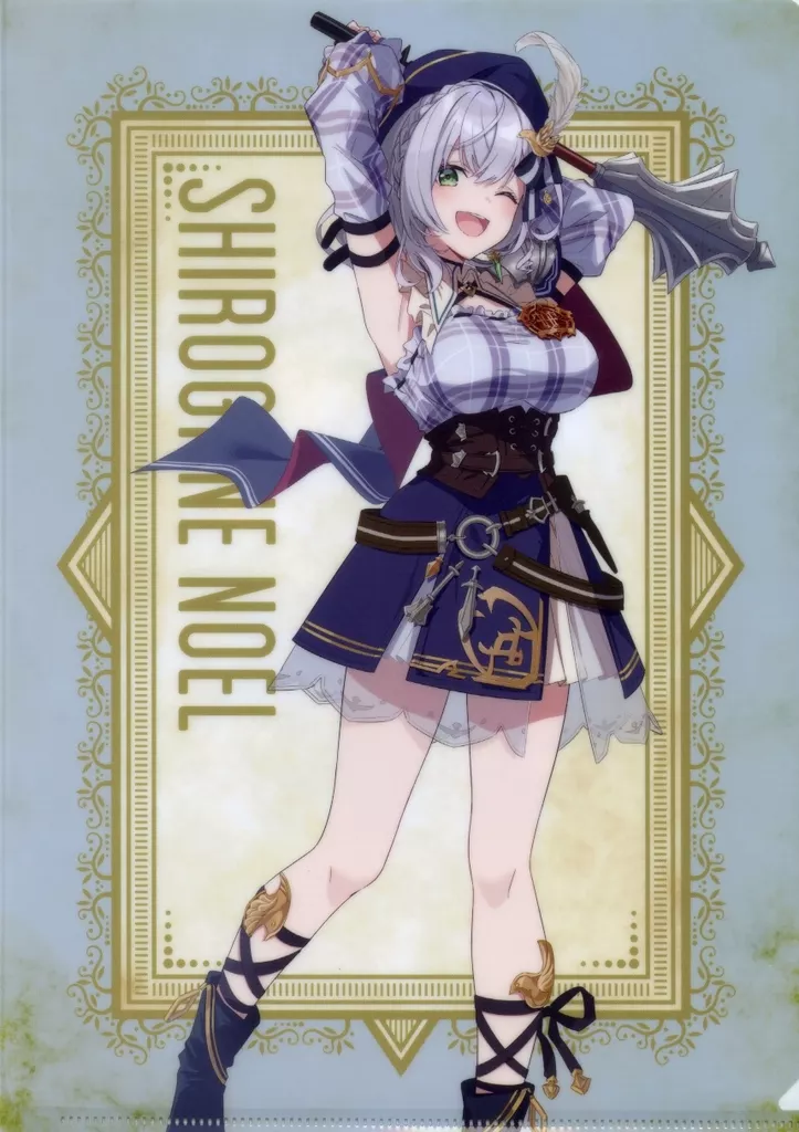 クリアファイル 白銀ノエル HOLOLIVE FANTASY A4クリアファイル