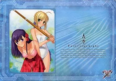 デスクマット B.セイバー＆間桐桜 A3デスクマット 「Fate/stay night