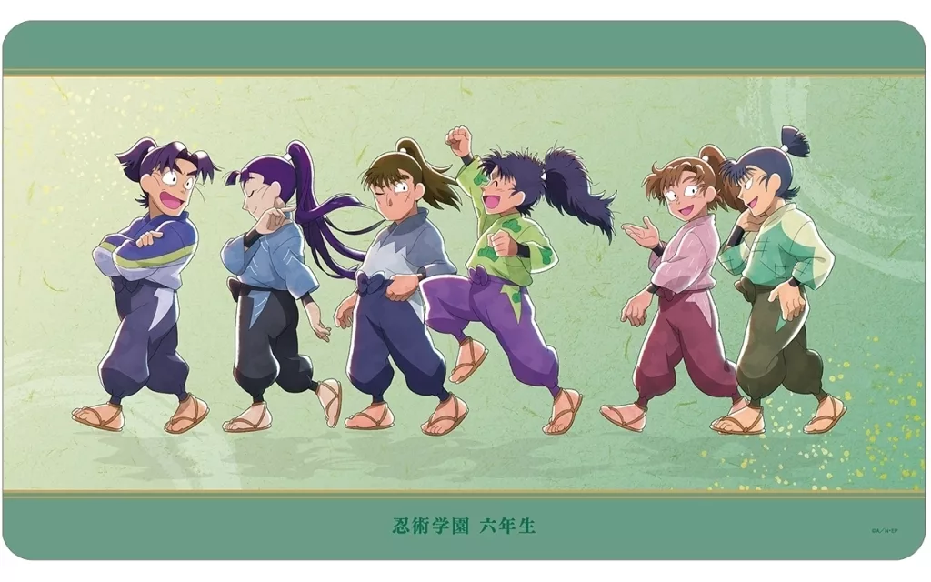忍たま 忍たま乱太郎 マルチデスクマット 土井先生 忍たま乱太郎 - 描き下ろし 三年生集合 みんなで歩むの段ver