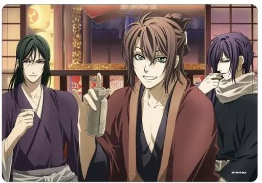 文房具その他 01.土方歳三＆沖田総司＆斎藤一 キャラクリアケース 「薄