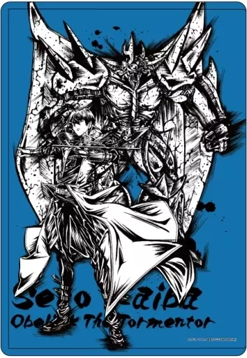 文房具その他 18.海馬瀬人＆オベリスクの巨神兵(墨絵イラスト