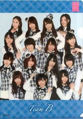 クリアファイル(女性アイドル) AKB48 (チームB) A4クリア