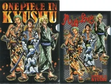 ワンピースクリアファイル B5サイズアニメ版ルフィ・ゾロ・サンジ