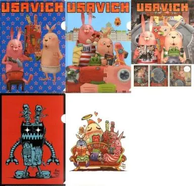 USAVICH Clear File Book (4 clear files + comics) | Goods