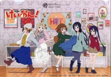 けいおん！earth music&ecology クリアファイル けいおん! earth music、ecology 限定品 クリアファイル（けい