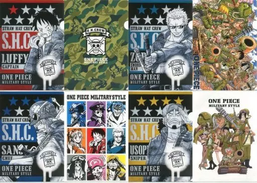 ONE PIECE ワンピース　クリアファイルセット