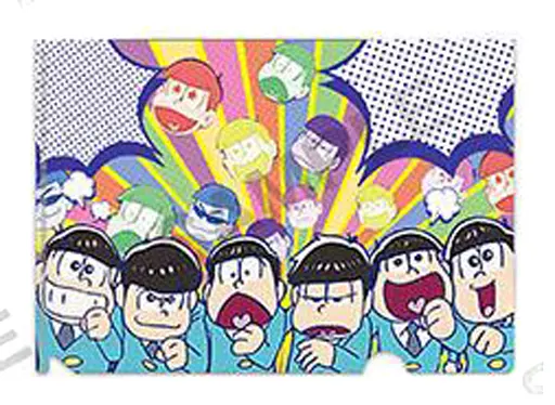 クリアファイル 六つ子(ジャケット) 「おそ松さん ぷちクリアファイル