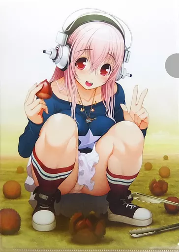 クリアファイル すーぱーそに子(栗) A4クリアファイル 「すーぱーそに