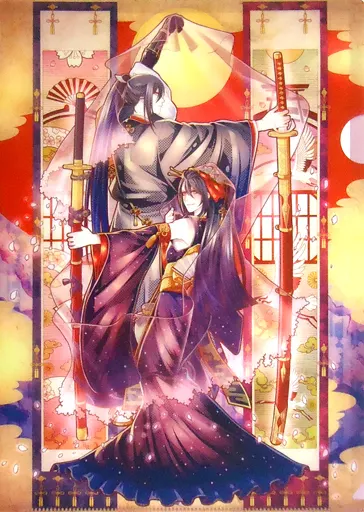 刀剣乱舞 とうらぶ 本丸博 連結着物アクリルストラップ アクキー