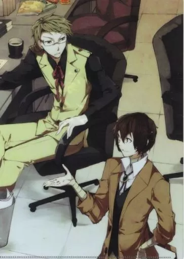 Clear file [A la carte] Osamu Dazai & Doppo Kunikida A4