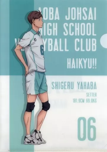 クリアファイル 矢巾茂 「ハイキュー!! セカンドシーズン 青葉城西VBC 