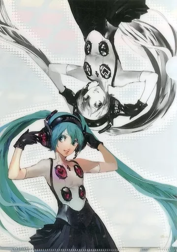 初音ミク CD特典 クリアファイル 4点 クリアファイル 初音ミク(2人) オリジナルクリアファイル 「初音ミク