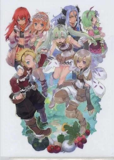 クリアファイル ルーンファクトリー3＆ルーンファクトリー4 コラボ 
