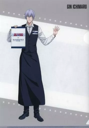 ＊BLEACH カラ鉄 市丸ギン クリアファイル 市丸ギン 「BLEACH-ブリーチ-×カラオケの鉄人～Let's