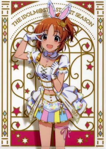 Clear file Nana Abe (colorful session ver.) A4 plastic trasparent
