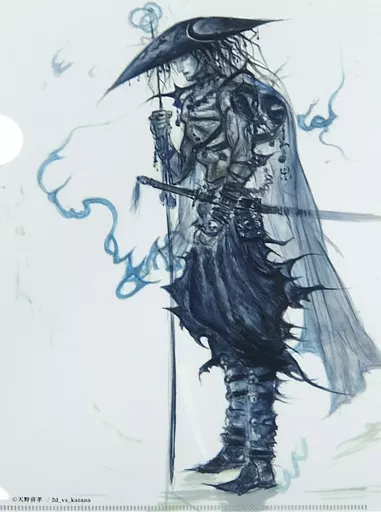 Yoshitaka Amano Illustration A4 plastic trasparent file folder 