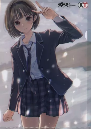 クリアファイル 星崎愛央 描き下ろしA4クリアファイル 「PS4