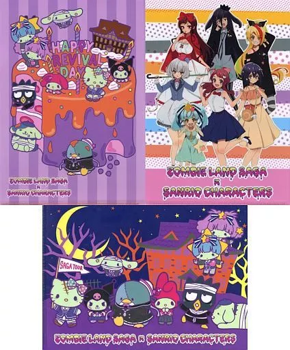 ゾンビランドサガ　カフェ　クリアファイル全種 ゾンビランドサガ』 冥土喫茶 アニON STATION」コラボカフェ開催