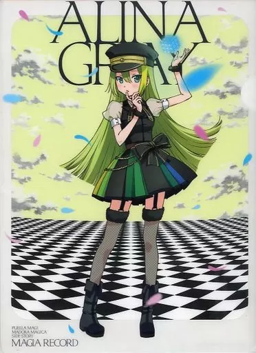 Alina Grey A4 plastic trasparent file folder 