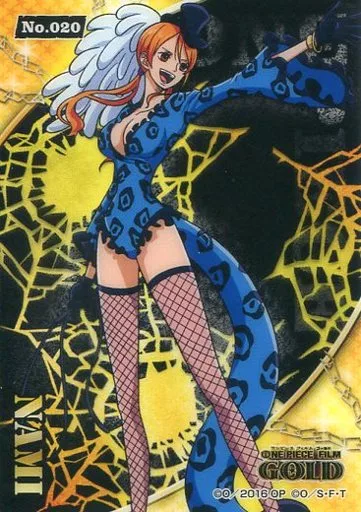 Anime Torayca / ONE PIECE FILM GOLD Clear Card Collection Gum Gold