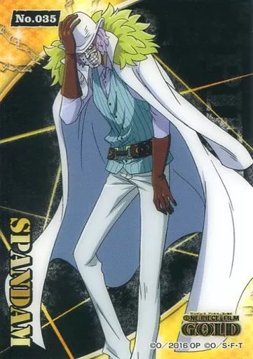 Anime Torayca / ONE PIECE FILM GOLD Clear Card Collection Gum Gold