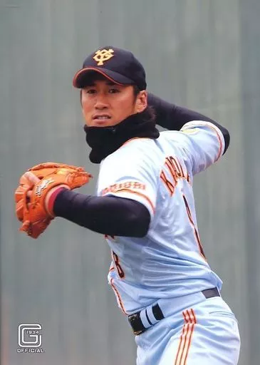 生寫真(男)/棒球選手讀賣巨人/片岡治大/膝上・製服・帽子・身體