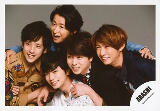 生写真(ジャニーズ)/アイドル/嵐 嵐/集合(5人)/横型・バスト