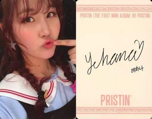 Pristin / Yehana (Yehana) / Back side pink / beige / Back