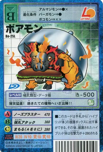 Old Digimon Card Game / テﾞジモンカード / Digital Monster